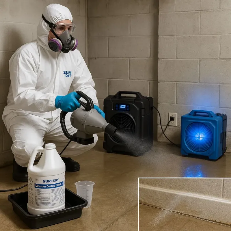Sanitization and Odor Removal process in Dimondale, MI