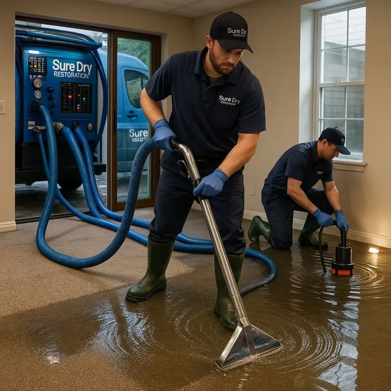 Water Extraction and Removal process in Dimondale, MI